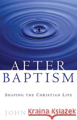 After Baptism Burgess, John P. 9780664228842 Westminster John Knox Press