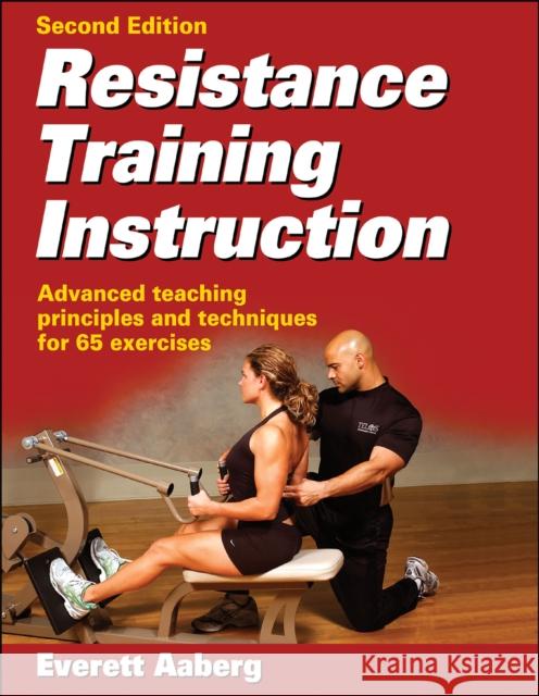 Resistance Training Instruction Everett Aaberg 9780736064033 Human Kinetics Publishers
