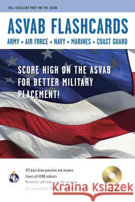 ASVAB Flashcard Book The Staff of Rea 9780738609089 Research & Education Association
