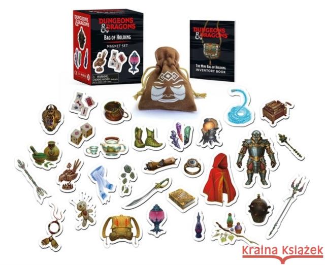 Dungeons & Dragons: Bag of Holding Magnet Set Brenna Dinon 9780762475902 Running Press