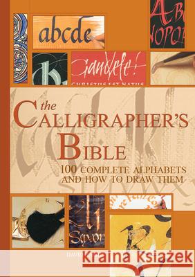 The Calligrapher's Bible: 100 Complete Alphabets and How to Draw Them David Harris Mary Noble Janet Mehigan 9780764156151 Barron's Educational Series