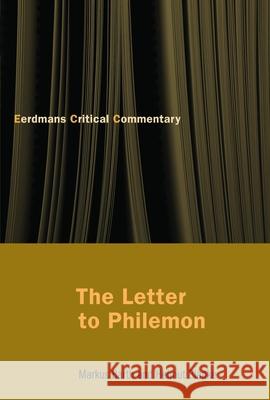 The Letter to Philemon Markus Barth Helmut Blanke 9780802827456 Wm. B. Eerdmans Publishing Company