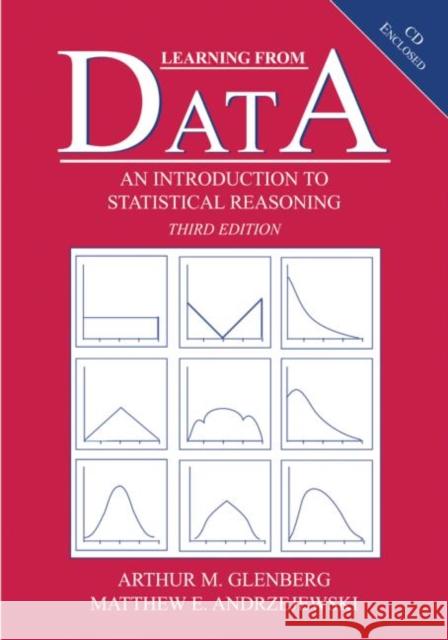 Learning from Data: An Introduction to Statistical Reasoning [With CDROM] Glenberg, Arthur 9780805849219 Lawrence Erlbaum Associates