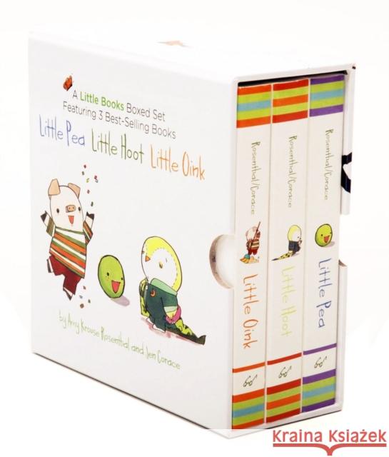 Little Books Boxed Set: Little Pea, Little Hoot, Little Oink: (Baby Board Books, Nursery Rhymes, Children's Book Sets, Nursery Books) Rosenthal, Amy Krouse 9780811870542 Chronicle Books