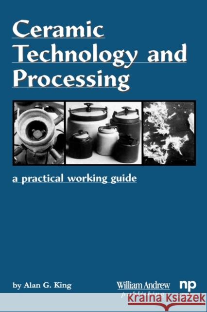 Ceramic Technology and Processing: A Practical Working Guide King, Alan G. 9780815514435 Noyes Data Corporation/Noyes Publications