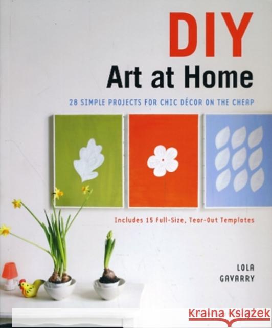 DIY Art at Home : 28 Simple Projects for Chic Decor on the Cheap Lola Gavarry Hiroko Mori 9780823033348 Watson-Guptill Publications