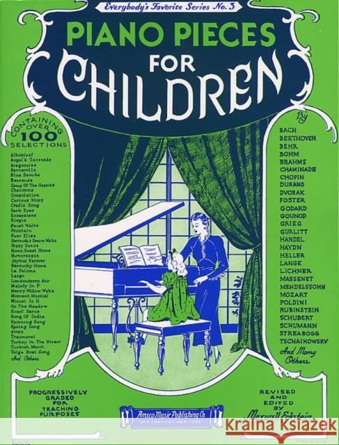 Piano Pieces For Children (EFS 3) Hal Leonard Publishing Corporation 9780825620034 AMSCO Music