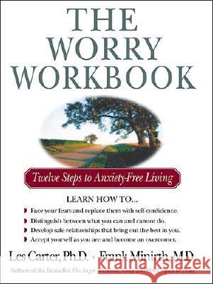 The Worry Workbook: Twelve Steps to Anxiety-Free Living Les Carter Frank B. Minirth 9780840777485 Thomas Nelson Publishers