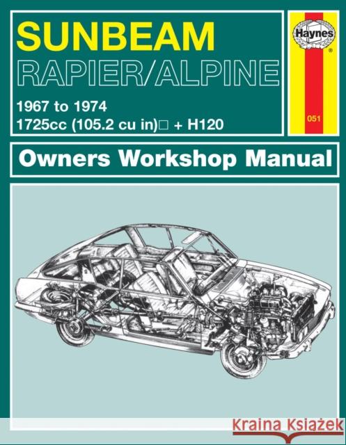 Sunbeam Alpine & Rapier Owners Workshop Manual: 67-74 Haynes Publishing 9780857337375 Haynes Service and Repair Manuals