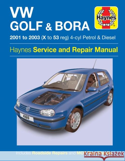VW Golf & Bora 4-cyl Petrol & Diesel (01 - 03) Haynes Repair Manual Haynes Publishing 9780857339720 Haynes Publishing Group