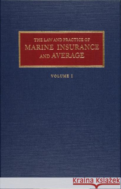 Law and Practice of Marine Insurance and Average Set Alex L. Parks 9780870333682 Cornell Maritime Press