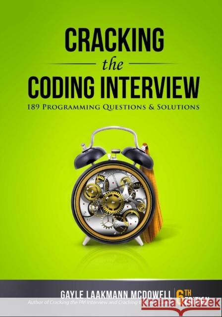 Cracking the Coding Interview Gayle Laakmann McDowell 9780984782857 CareerCup
