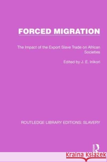 Forced Migration  9781032330419 Taylor & Francis Ltd