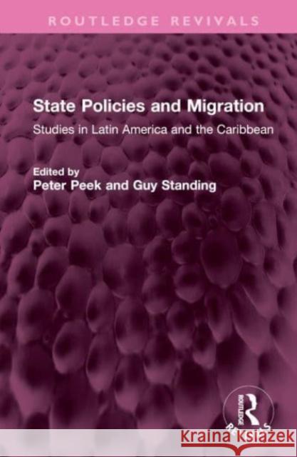 State Policies and Migration  9781032604862 Taylor & Francis Ltd