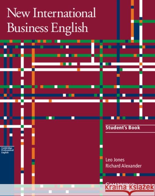 New International Business English, Student's Book: Communication Skills in English for Business Purposes Jones, Leo 9781107632219 