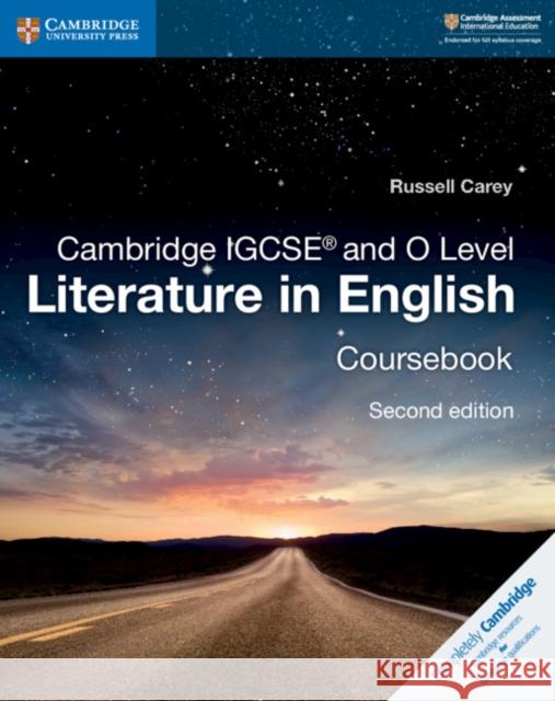 Cambridge IGCSE and O Level Literature in English Coursebook Russell Carey 9781108439916 Cambridge University Press