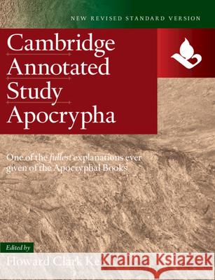 NRSV Study Apocrypha  9781108746908 Cambridge University Press