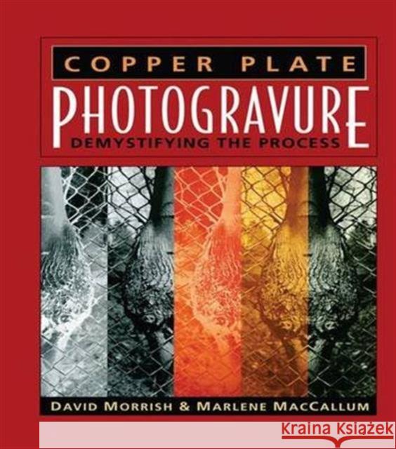 Copper Plate Photogravure: Demystifying the Process David Morrish Marlene MacCallum  9781138131248 Taylor and Francis
