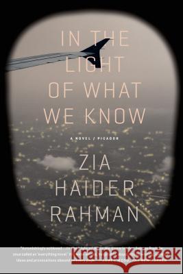 In the Light of What We Know Zia Haider Rahman 9781250062376 Picador USA