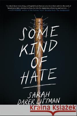 Some Kind of Hate Sarah Darer Littman 9781338746815 Scholastic Press
