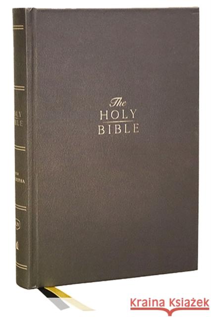 KJV Holy Bible with Apocrypha and 73,000 Center-Column Cross References, Hardcover, Red Letter, Comfort Print: King James Version  9781400331710 Thomas Nelson Publishers