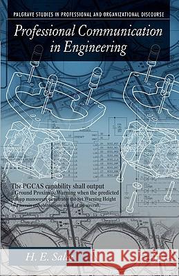 Professional Communication in Engineering H. E. Sales 9781403948069 Palgrave MacMillan