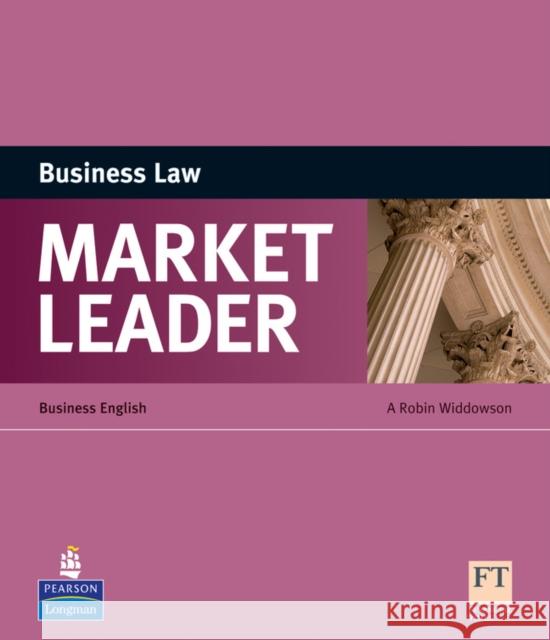 Market Leader ESP Book - Business Law A Widdowson 9781408220054 Financial Times
