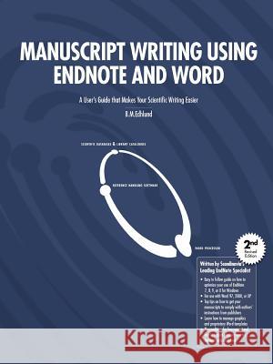Manuscript Writing Using EndNote and Word Bengt Edhlund 9781411688391 Lulu.com