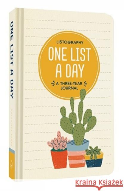 Listography: One List a Day Lisa Nola 9781452164441 Chronicle Books