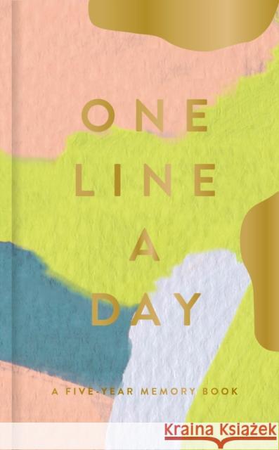 Modern One Line a Day: A Five-Year Memory Book Moglea 9781452164625 Chronicle Books