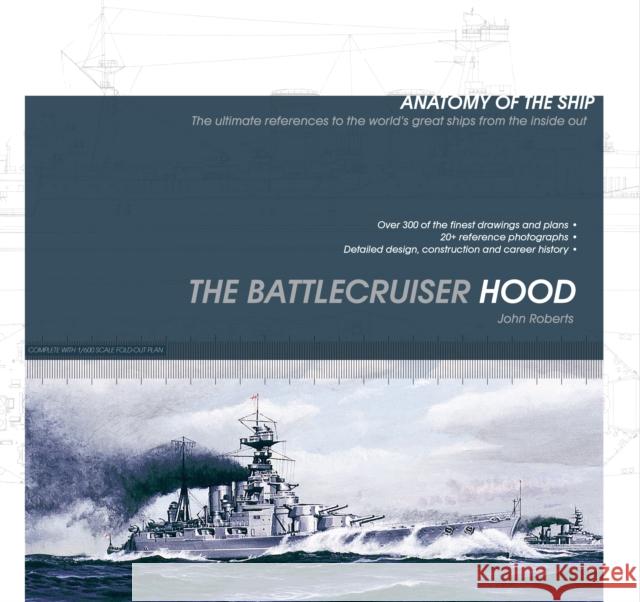 The Battlecruiser Hood John Roberts   9781472846068 Bloomsbury Publishing PLC