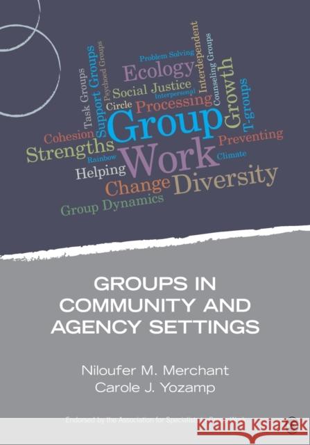 Groups in Community and Agency Settings Niloufer M. Merchant Carole J. Yozamp 9781483332246 Sage Publications (CA)