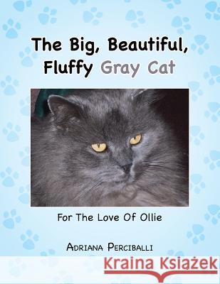 The Big, Beautiful, Fluffy Gray Cat: For the Love of Ollie Adriana Perciballi 9781491809860 Authorhouse