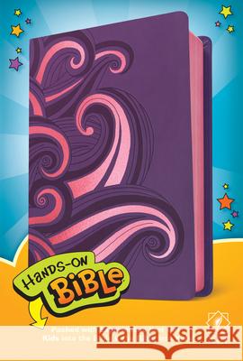 Hands-On Bible NLT (Leatherlike, Purple/Pink Swirls) Tyndale                                  Group Publishing 9781496450166 Tyndale House Publishers
