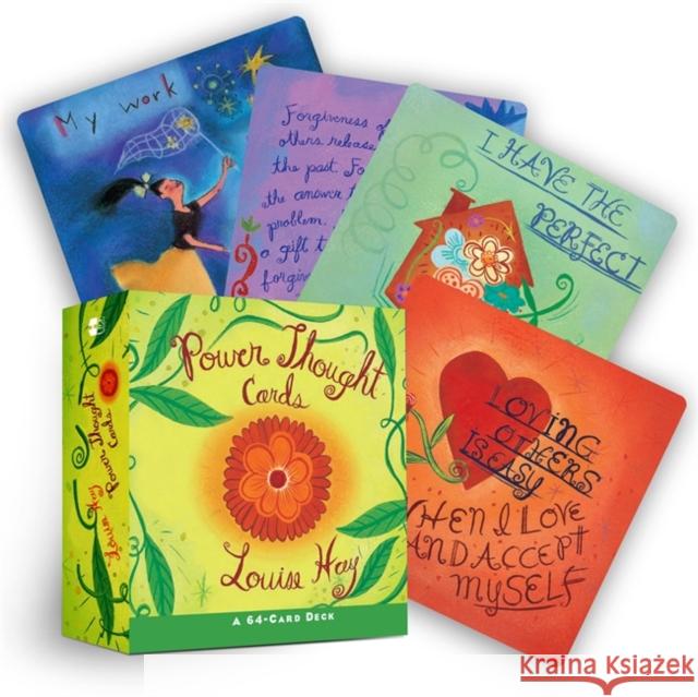Power Thought Cards: 64 Positive Affirmation Cards for Self-Love, Motivation, and Healing Louise Hay 9781561706129 Hay House Inc