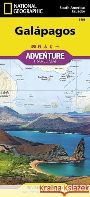 Galapagos Map National Geographic Maps 9781566957878 National Geographic Maps