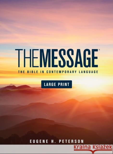 Message Bible-MS-Large Print Numbered Peterson, Eugene H. 9781576838457 Navpress Publishing Group