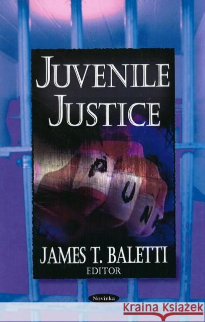 Juvenile Justice James T Baletti 9781604565911 Nova Science Publishers Inc