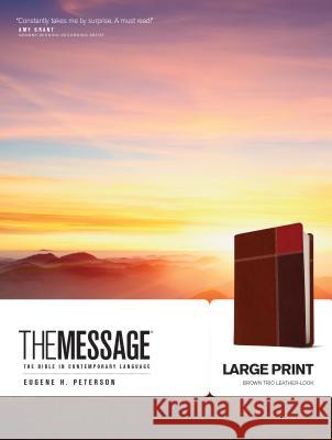 Message-MS-Large Print Numbered: The Bible in Contemporary Language Eugene H. Peterson 9781612914879 NavPress Publishing Group