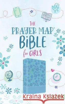 The Prayer Map Bible for Girls Nlv [Sky Blue Shimmer] Compiled by Barbour Staff 9781636094700 Barbour Publishing