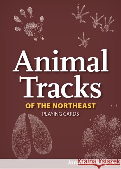 Animal Tracks of the Northeast Playing Cards Jonathan Poppele 9781647553883 Adventure Publications, Incorporated