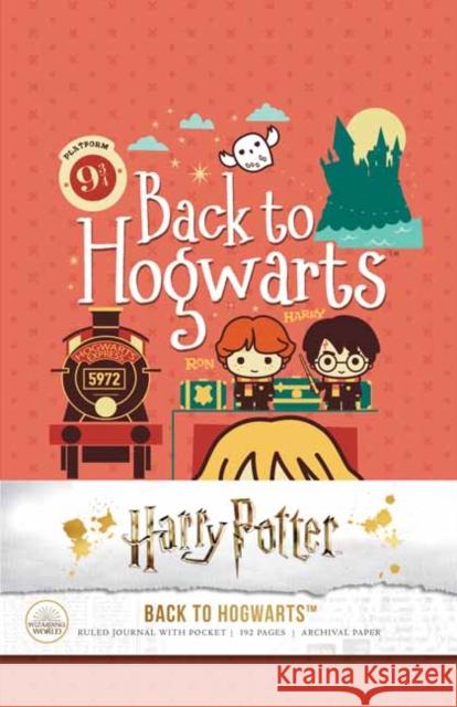Harry Potter: Back to Hogwarts Hardcover Ruled Journal Insight Editions 9781683838913 Insight Editions