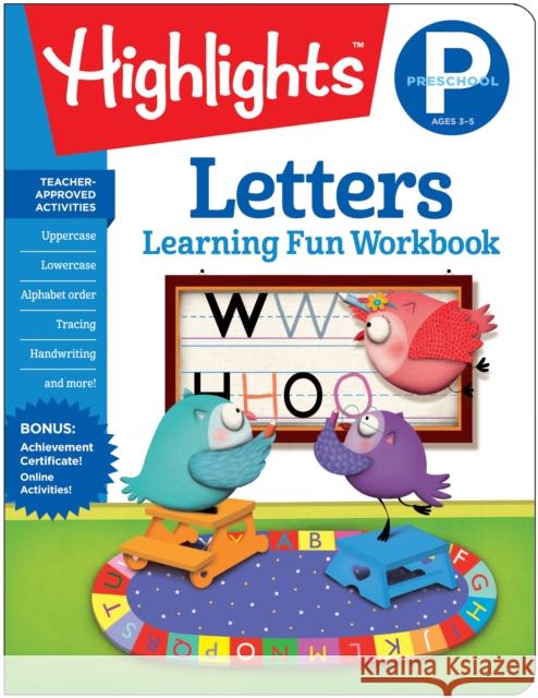 Preschool Letters Highlights Learning 9781684372799 Highlights Learning