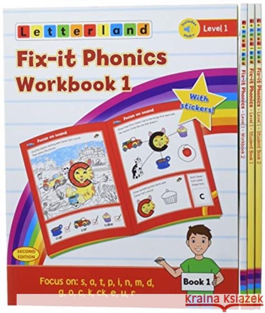 Fix-it Phonics - Level 1 - Student Pack (2nd Edition) Lisa Holt 9781782483816 Letterland International