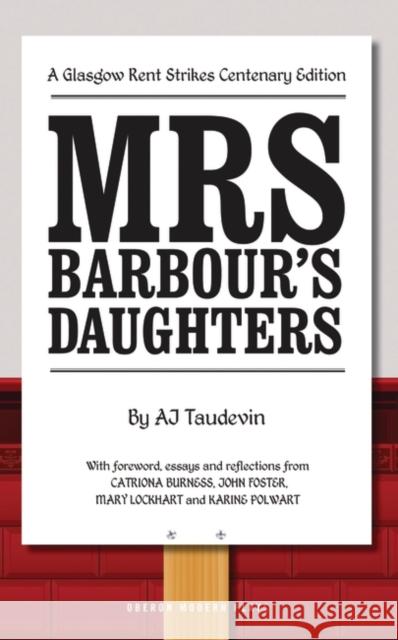Mrs Barbour's Daughters A J Taudevin 9781783199846 OBERON BOOKS