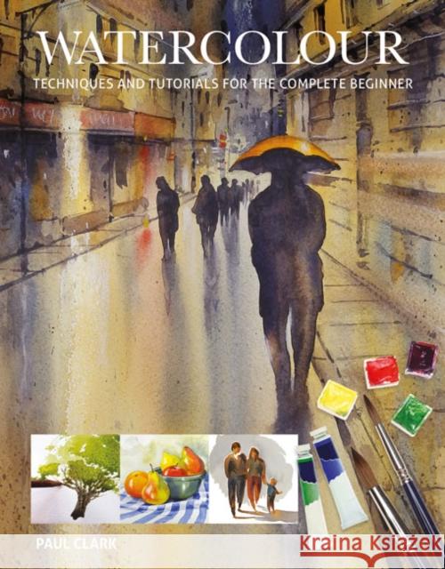 Watercolour: Techniques and Tutorials for the Complete Beginner Paul Clarke 9781784943738 GMC Publications