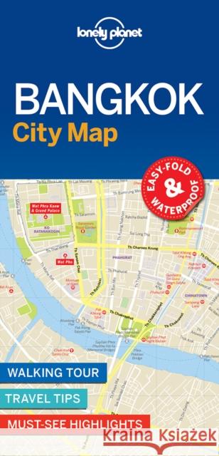 Lonely Planet Bangkok City Map Lonely Planet 9781786579133 Lonely Planet Global Limited