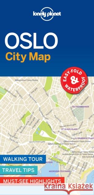 Lonely Planet Oslo City Map Lonely Planet 9781787014497 Lonely Planet