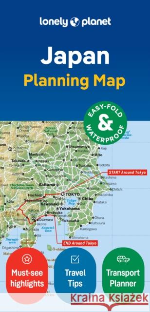 Lonely Planet Japan Planning Map Lonely Planet 9781787015876 Lonely Planet Global Limited