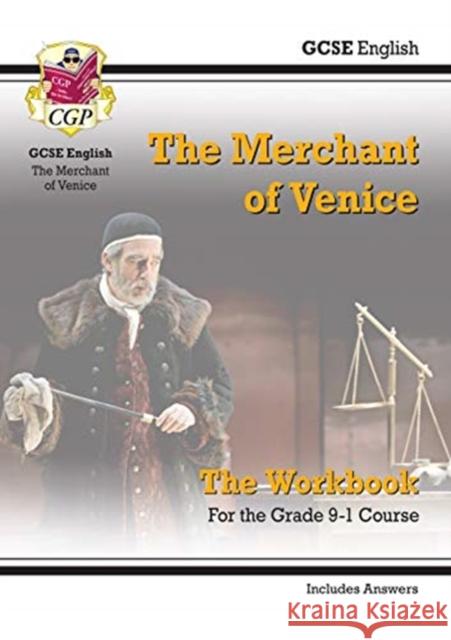 GCSE English Shakespeare - The Merchant of Venice Workbook (includes Answers): for the 2024 and 2025 exams CGP Books 9781789081428 Coordination Group Publications Ltd (CGP)
